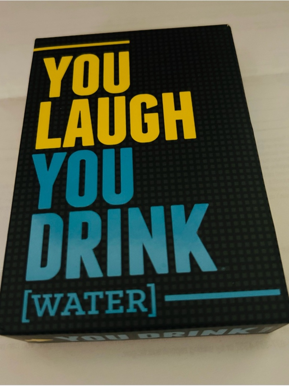 You Laugh You Drink Water Party Game